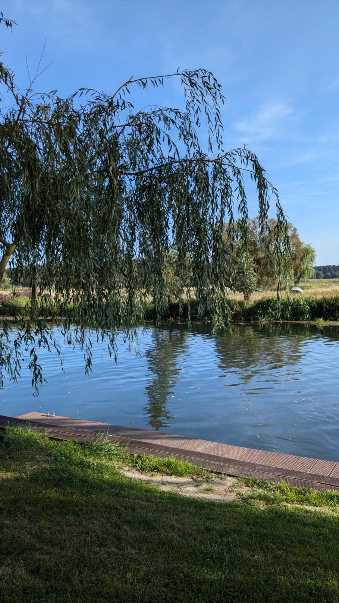 Spreewaldhaeuser Golinski Mit Kamin Am Neuendorfer See Alt Schadow Bagian luar foto