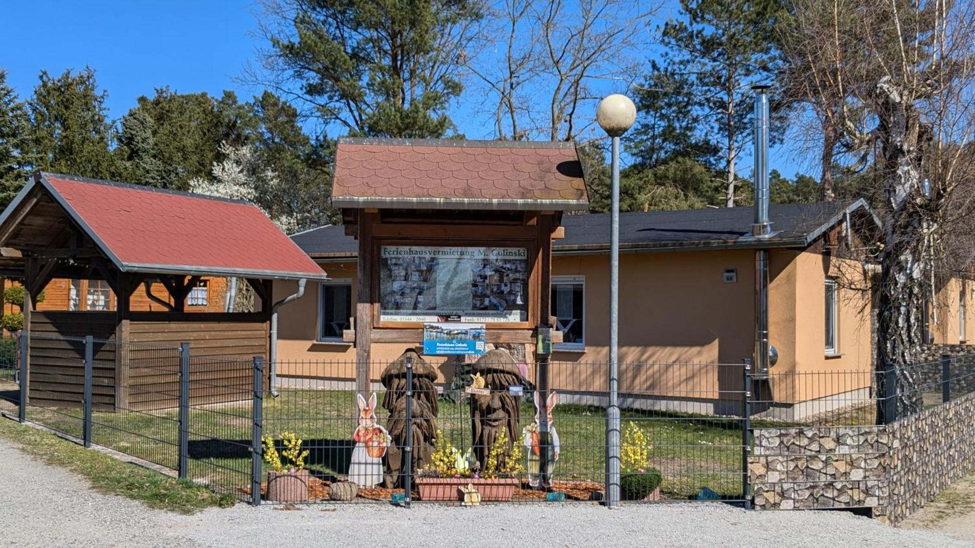 Spreewaldhaeuser Golinski Mit Kamin Am Neuendorfer See Alt Schadow Bagian luar foto