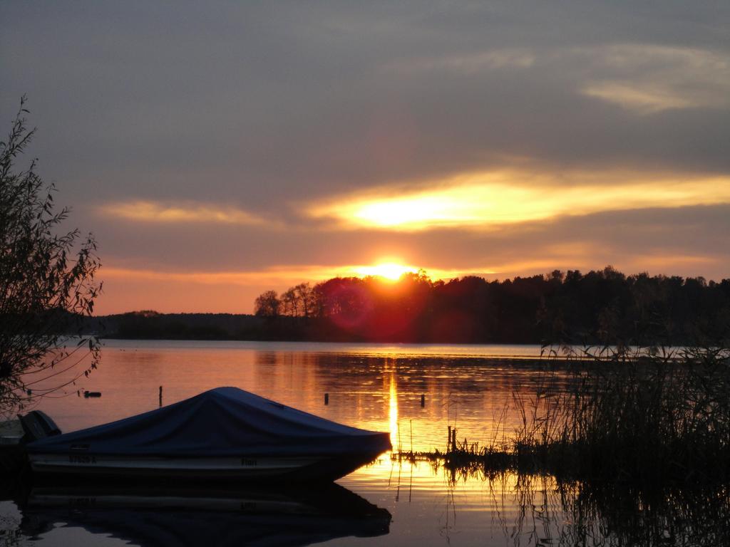 Spreewaldhaeuser Golinski Mit Kamin Am Neuendorfer See Alt Schadow Bagian luar foto